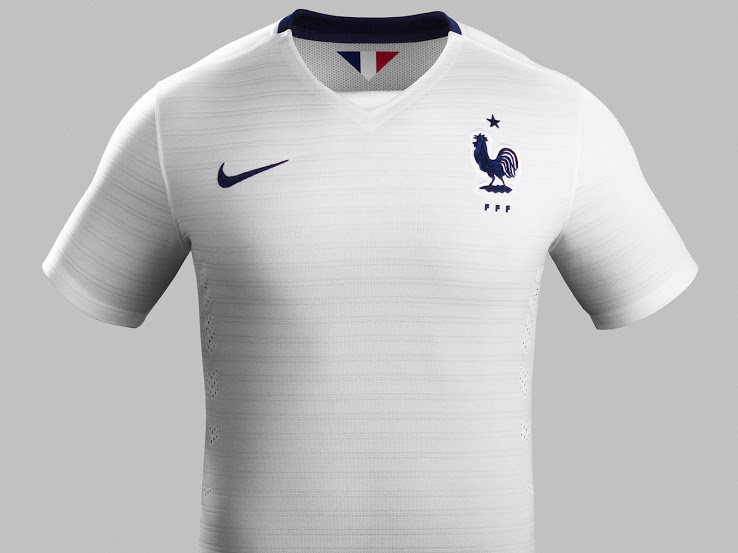 segunda camisetas francia 2015 2016